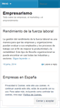 Mobile Screenshot of empresarismo.wordpress.com