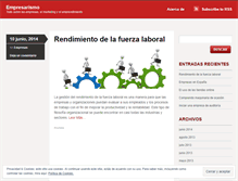 Tablet Screenshot of empresarismo.wordpress.com