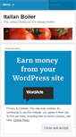 Mobile Screenshot of italianboiler.wordpress.com