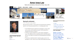 Desktop Screenshot of amesiowalaw.wordpress.com