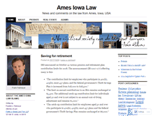 Tablet Screenshot of amesiowalaw.wordpress.com