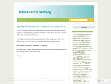 Tablet Screenshot of haveacafe.wordpress.com