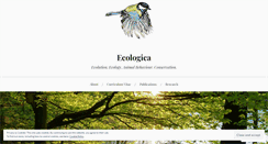 Desktop Screenshot of ecologicablog.wordpress.com