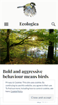 Mobile Screenshot of ecologicablog.wordpress.com