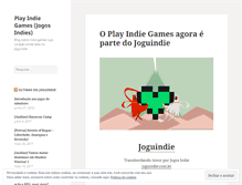 Tablet Screenshot of playindiegames.wordpress.com