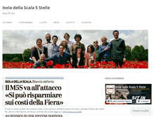 Tablet Screenshot of isola5stelle.wordpress.com