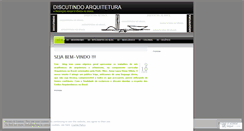Desktop Screenshot of discutindoarquitetura.wordpress.com