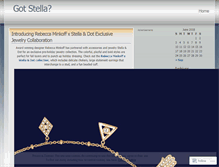 Tablet Screenshot of gotstella.wordpress.com