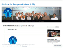 Tablet Screenshot of europeanfathers.wordpress.com