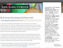 Tablet Screenshot of llcurious.wordpress.com