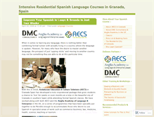 Tablet Screenshot of learnspanishinspain.wordpress.com