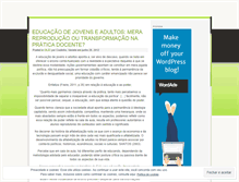 Tablet Screenshot of nielecoutinho.wordpress.com