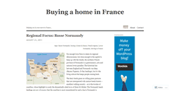 Desktop Screenshot of buyingahomeinfrance.wordpress.com