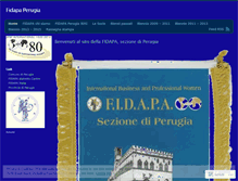 Tablet Screenshot of fidapaperugia.wordpress.com