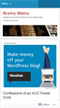 Mobile Screenshot of brainymama.wordpress.com