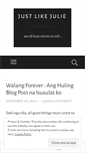 Mobile Screenshot of julieannescudero.wordpress.com