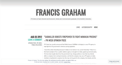 Desktop Screenshot of francisgraham.wordpress.com