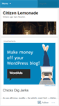 Mobile Screenshot of citizenlemonade.wordpress.com