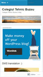 Mobile Screenshot of colegiultehnicbuzau.wordpress.com
