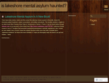 Tablet Screenshot of lakeshorementalasylum.wordpress.com