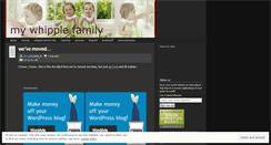 Desktop Screenshot of mywhipplefamily.wordpress.com