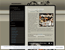 Tablet Screenshot of missmissery.wordpress.com