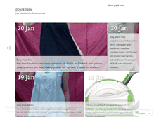 Tablet Screenshot of pojokbabe.wordpress.com