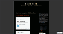 Desktop Screenshot of benprise.wordpress.com