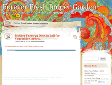 Tablet Screenshot of foreverfreshindoorgarden.wordpress.com