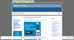 Desktop Screenshot of greentelecom.wordpress.com