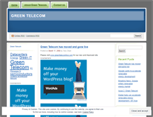 Tablet Screenshot of greentelecom.wordpress.com