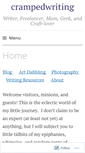 Mobile Screenshot of crampedwriting.wordpress.com
