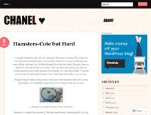 Tablet Screenshot of chanelk14.wordpress.com