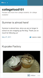 Mobile Screenshot of collegefood101.wordpress.com