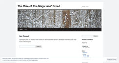 Desktop Screenshot of magecreed.wordpress.com