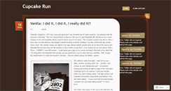 Desktop Screenshot of cupcakerun.wordpress.com