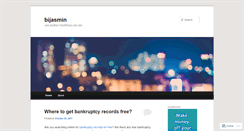 Desktop Screenshot of bijasmin.wordpress.com