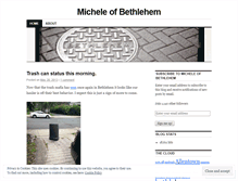Tablet Screenshot of micheleofbethlehem.wordpress.com