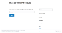 Desktop Screenshot of masscommpk.wordpress.com