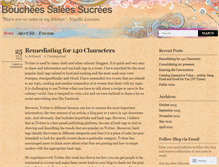 Tablet Screenshot of boucheessalersucrer.wordpress.com