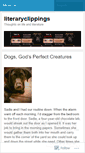 Mobile Screenshot of literaryclippings.wordpress.com