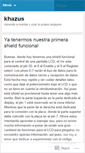 Mobile Screenshot of khazus.wordpress.com