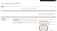 Desktop Screenshot of alittlebitofink.wordpress.com