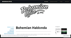 Desktop Screenshot of bohemianoffice.wordpress.com