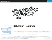 Tablet Screenshot of bohemianoffice.wordpress.com