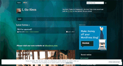 Desktop Screenshot of ithesiren.wordpress.com
