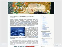 Tablet Screenshot of eventosculturalesvalladolid.wordpress.com