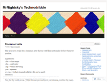 Tablet Screenshot of mrnightsky.wordpress.com