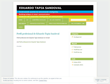 Tablet Screenshot of eduardotapia.wordpress.com