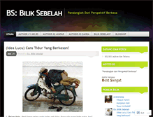 Tablet Screenshot of biliksebelah.wordpress.com